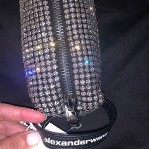 ❤️NWT Alexander Wang Crystal roll bag w/ handle